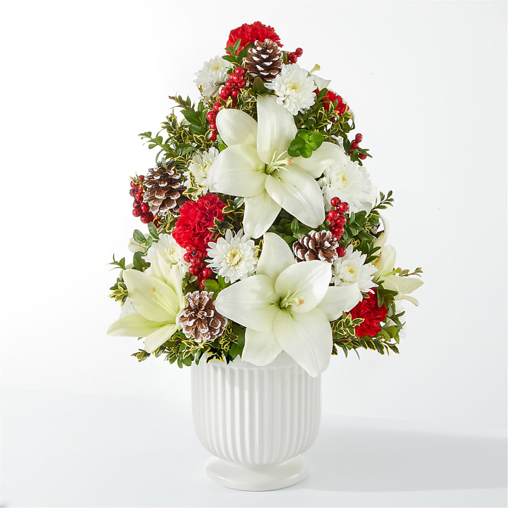 Festive Moments Tree – Showcase Flowers, San Francisco CA
