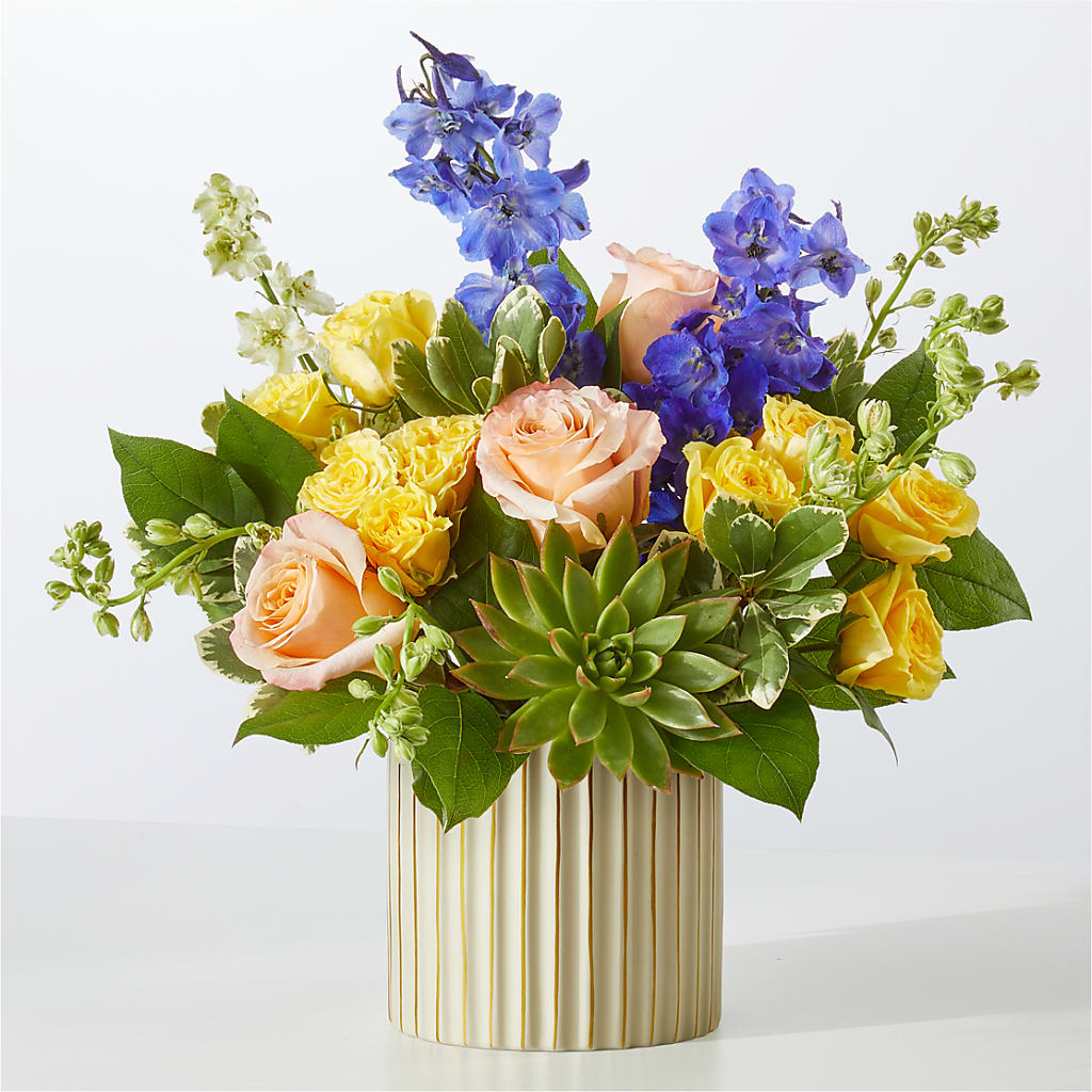 Cobalt Reverie Bouquet – Showcase Flowers, San Francisco CA