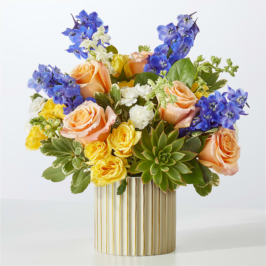 Cobalt Reverie Bouquet – Showcase Flowers, San Francisco CA