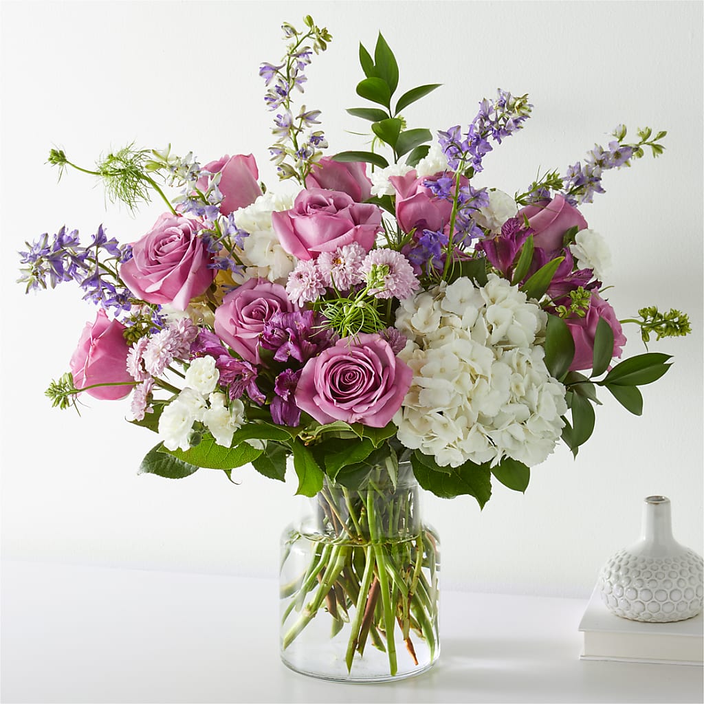 Violet Caress Bouquet – Showcase Flowers, San Francisco CA