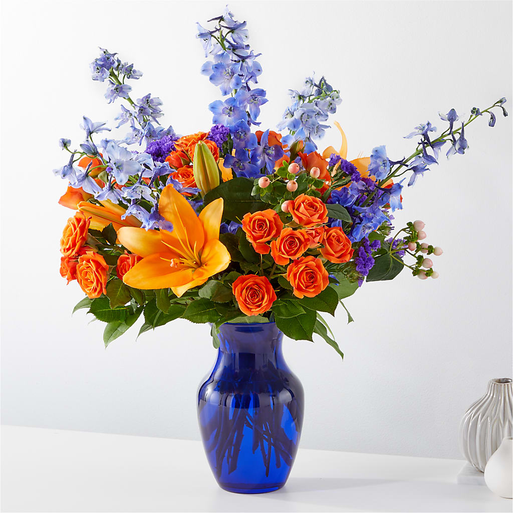 Radiant Citrus Bouquet – Showcase Flowers, San Francisco CA