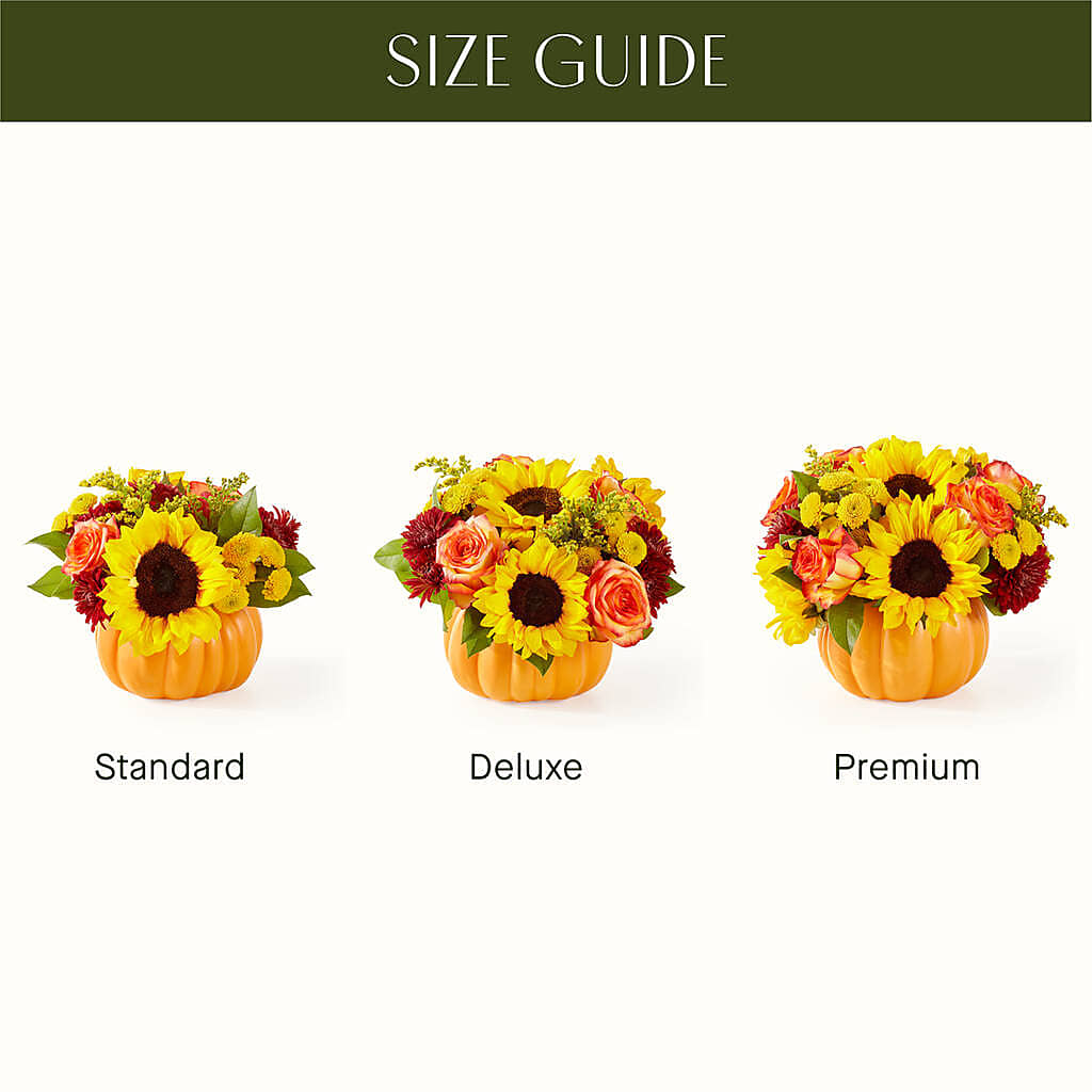 Golden Gourd Pumpkin Bouquet – Showcase Flowers, San Francisco CA