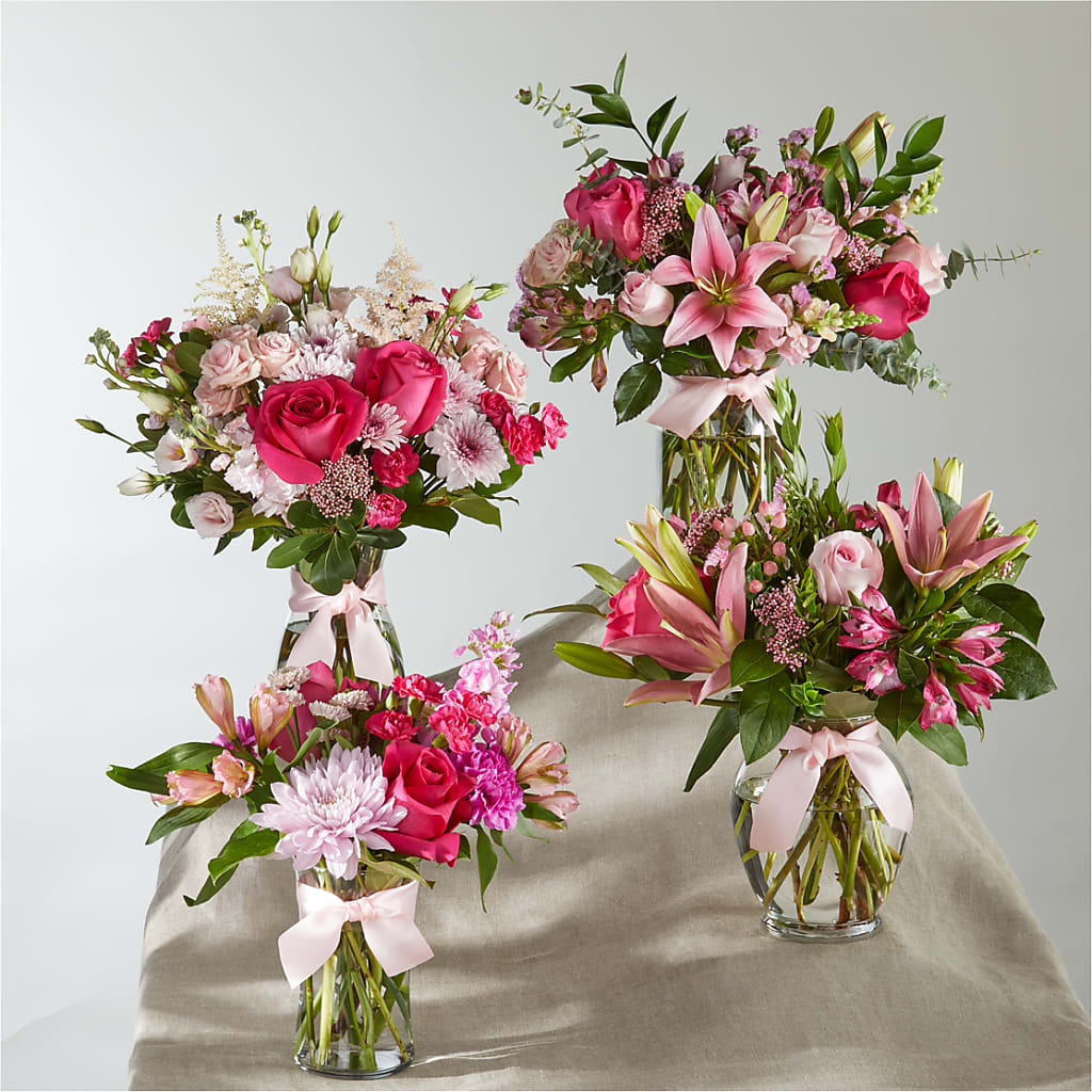 Pink Ribbon - A Florist Original – Showcase Flowers, San Francisco CA