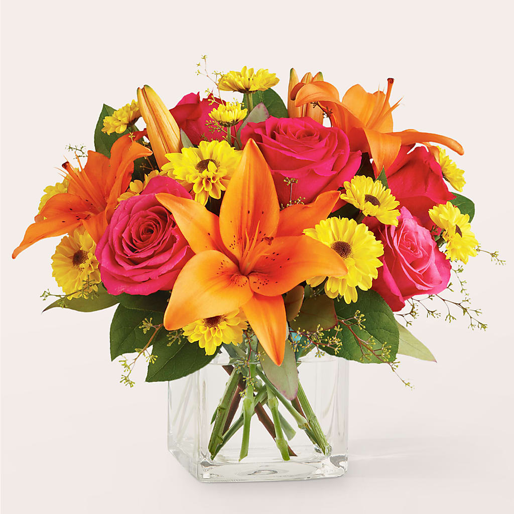 Neon Lights Bouquet – Showcase Flowers, San Francisco CA