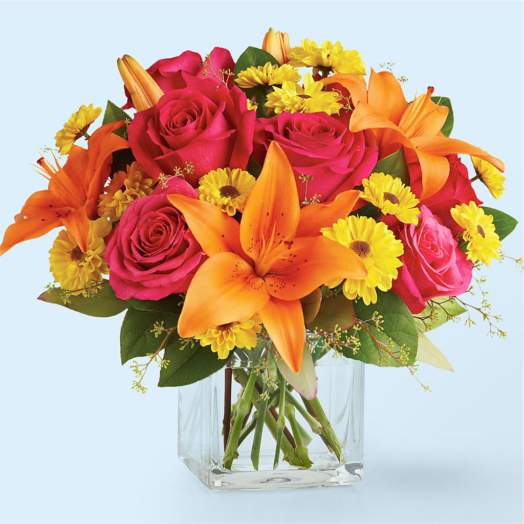 Neon Lights Bouquet – Showcase Flowers, San Francisco CA