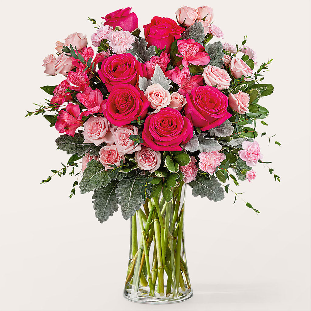 Tickled Pink Bouquet – Showcase Flowers, San Francisco CA