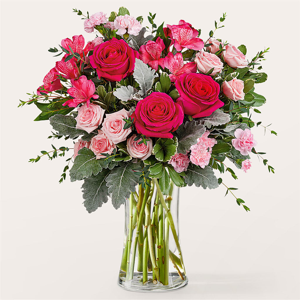 Tickled Pink Bouquet – Showcase Flowers, San Francisco CA