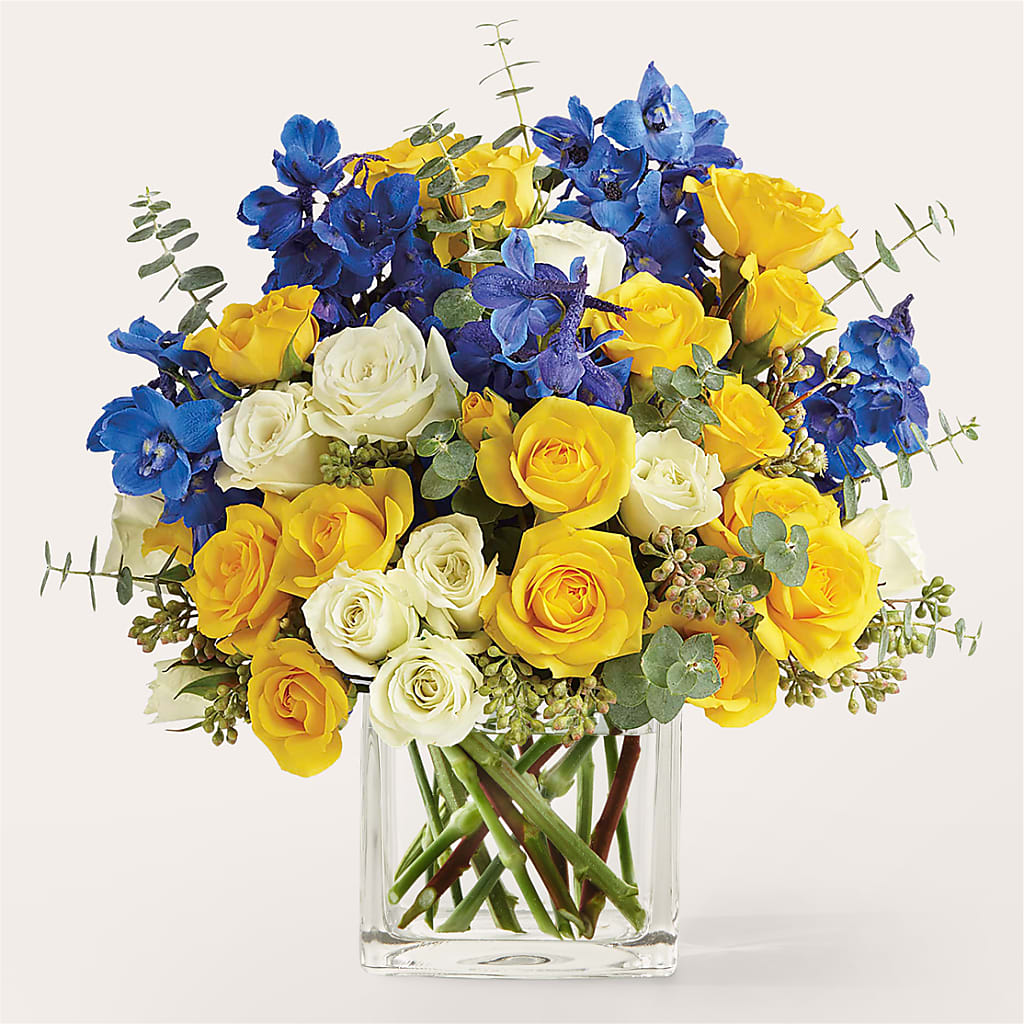 Sparkling Citrine Bouquet – Showcase Flowers, San Francisco CA