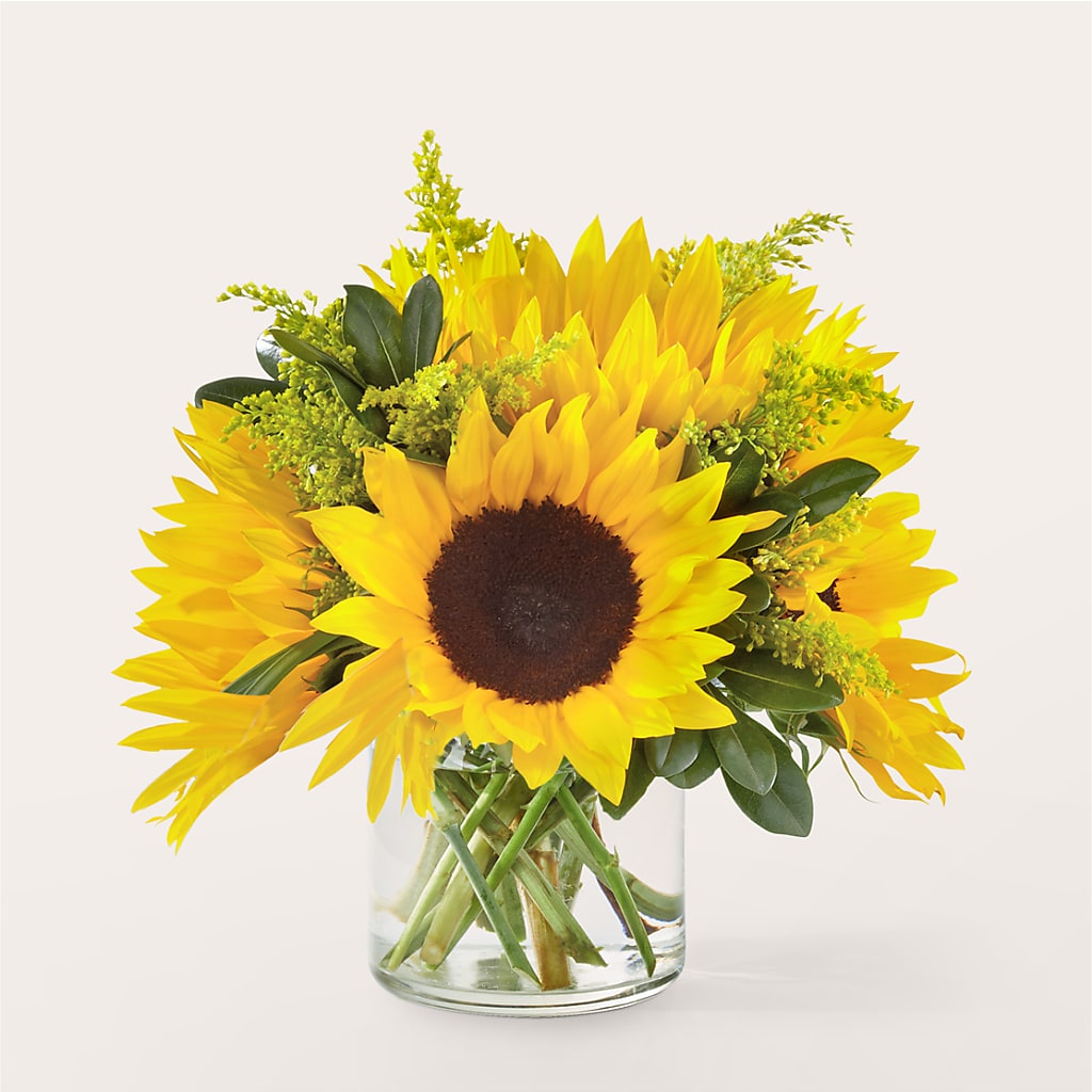 Beaming Sunflower Bouquet – Showcase Flowers, San Francisco CA