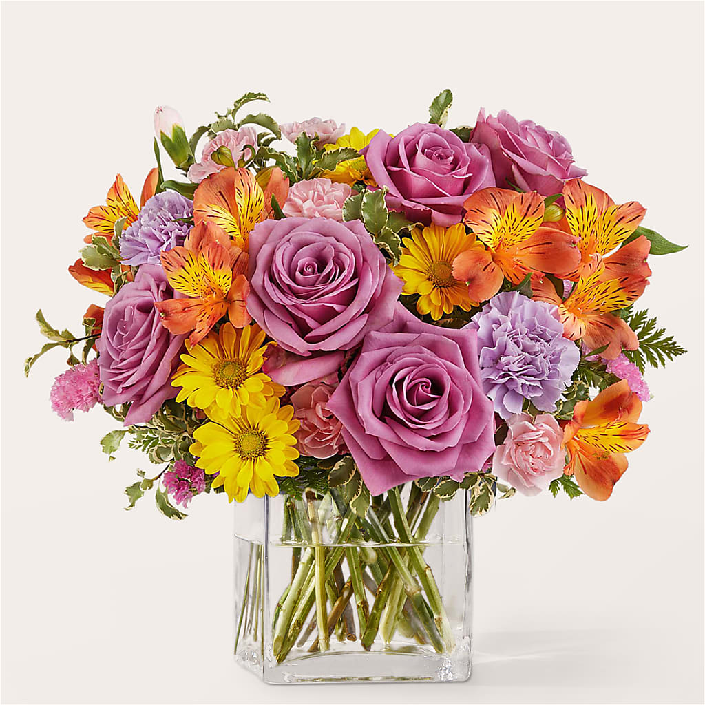Shades of Happiness Bouquet – Showcase Flowers, San Francisco CA