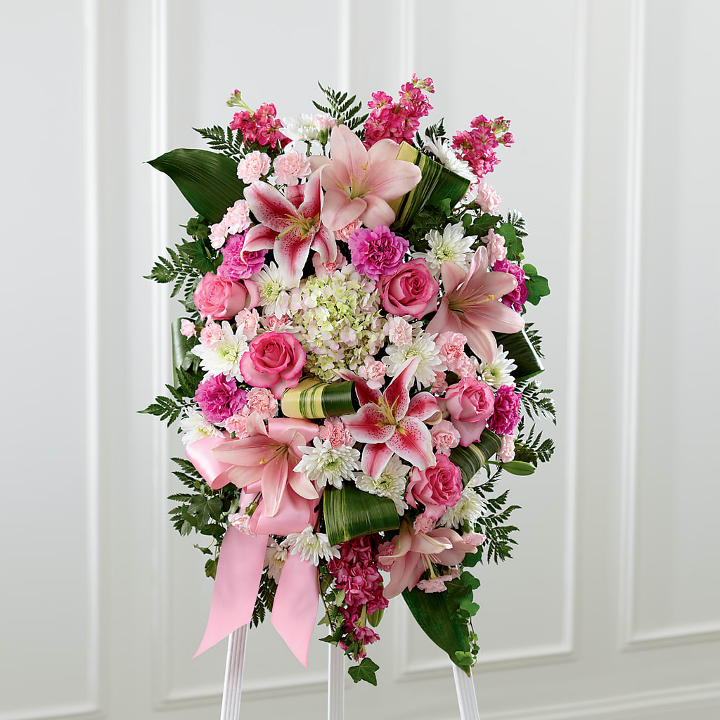 Comforting Standing Spray – Showcase Flowers, San Francisco CA