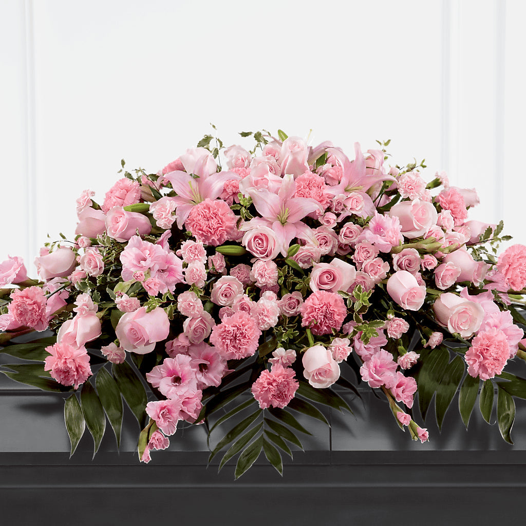 Garden of Comfort Casket Spray (Standard) – Showcase Flowers, San Francisco CA