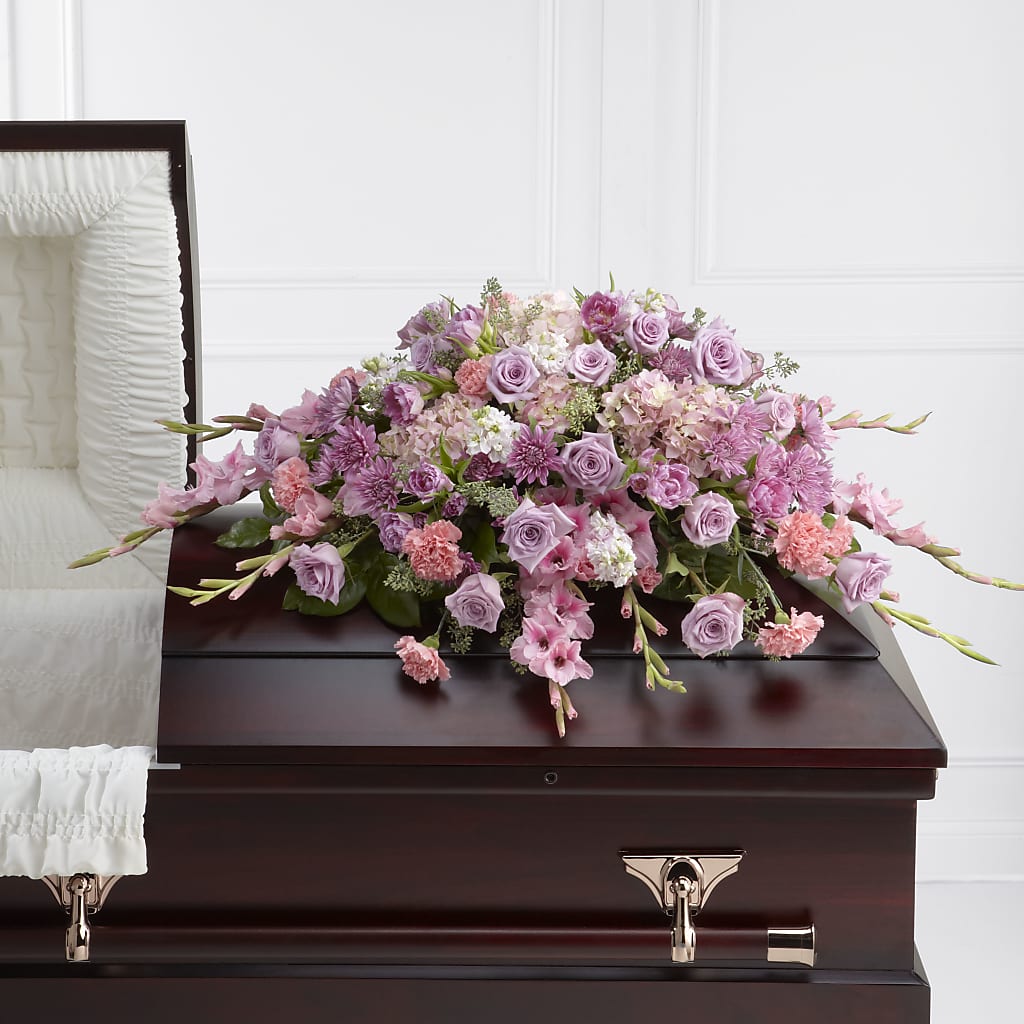 Immorata Casket Spray – Showcase Flowers, San Francisco CA