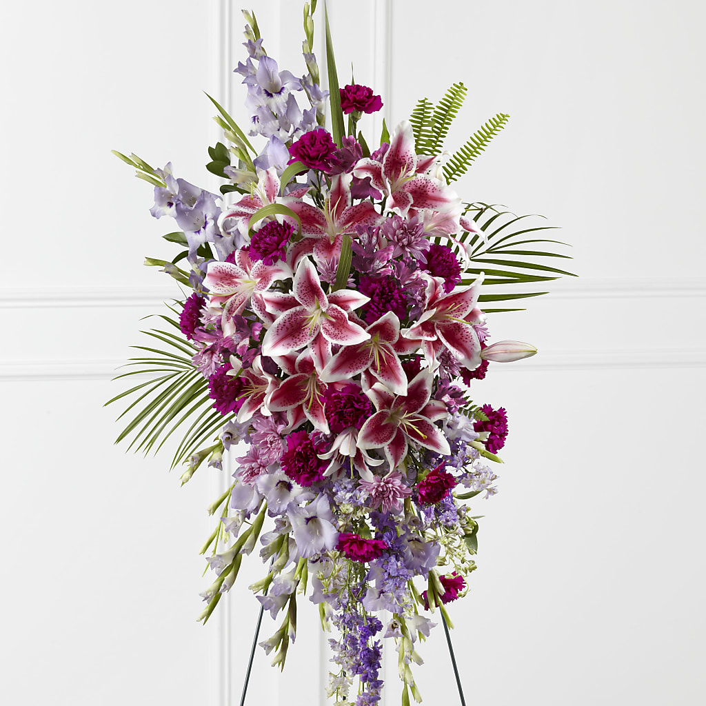 Tender Touch Standing Spray – Showcase Flowers, San Francisco CA