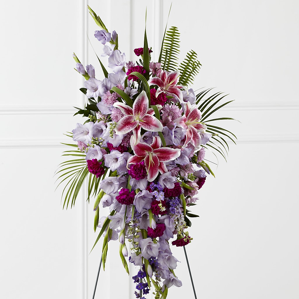 Tender Touch Standing Spray – Showcase Flowers, San Francisco CA