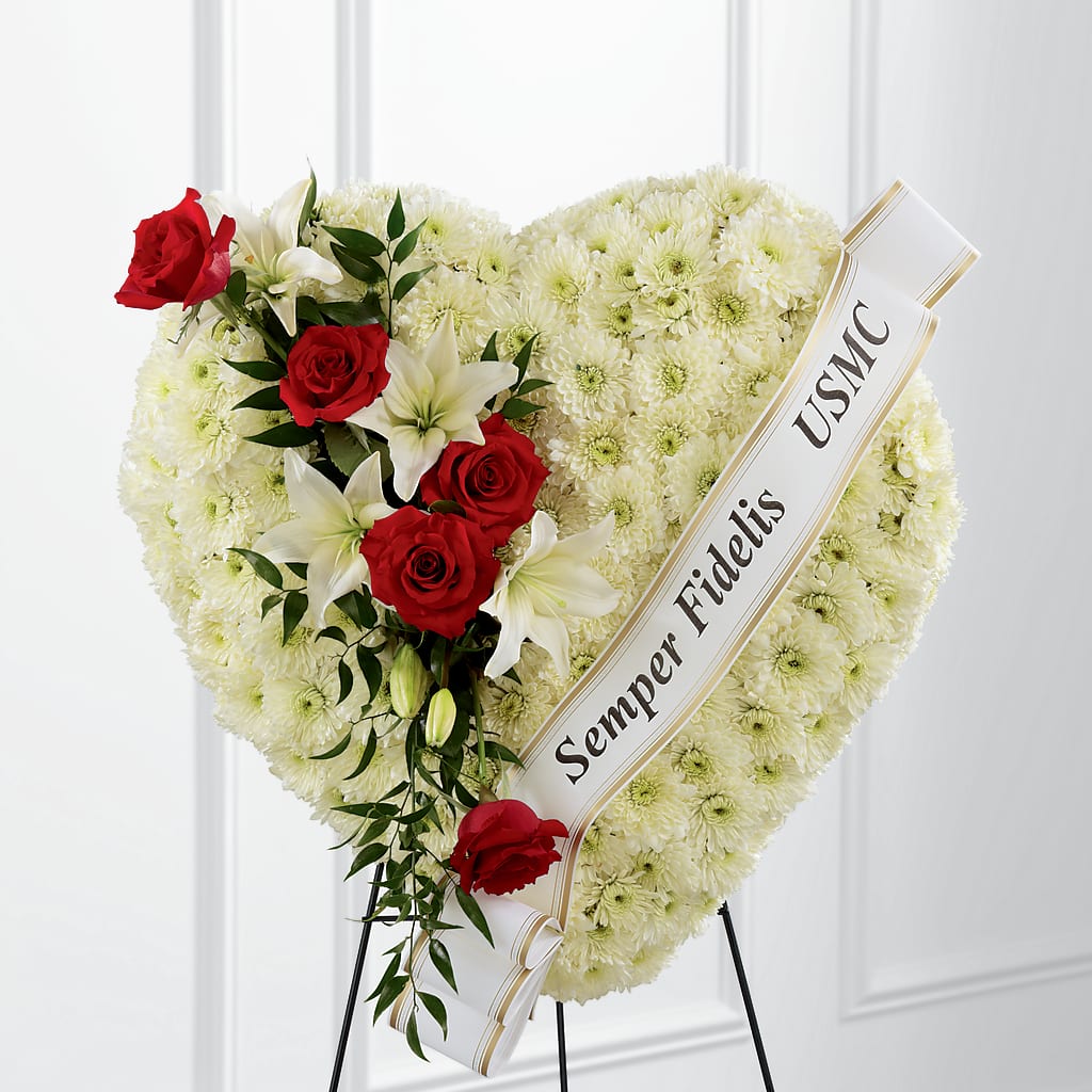 Heartfelt Hero Standing Heart – Showcase Flowers, San Francisco CA