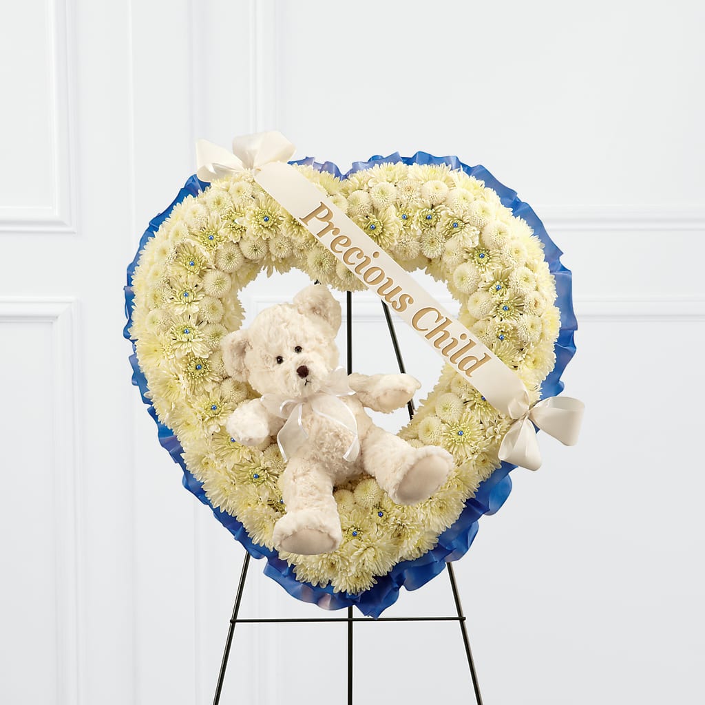 Precious Child Standing Heart – Showcase Flowers, San Francisco CA