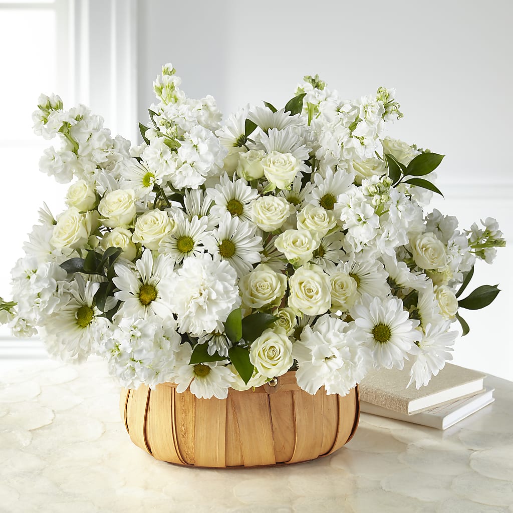 Graceful Garden Basket – Showcase Flowers, San Francisco CA