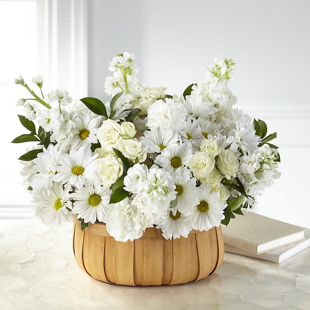 Graceful Garden Basket – Showcase Flowers, San Francisco CA