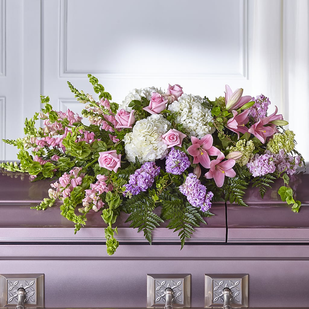 Life's Gratitude Casket Spray – Showcase Flowers, San Francisco CA