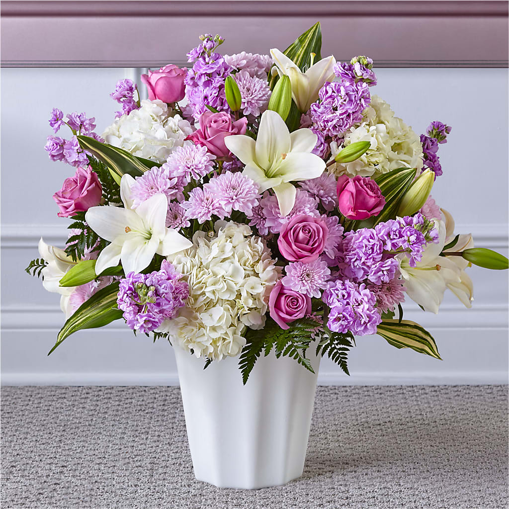 Heaven Sent Floor Basket – Showcase Flowers, San Francisco CA