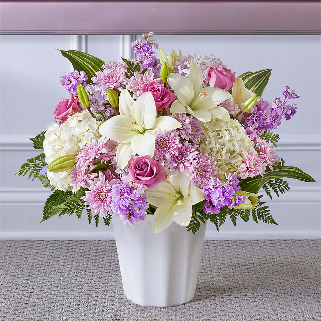 Heaven Sent Floor Basket – Showcase Flowers, San Francisco CA
