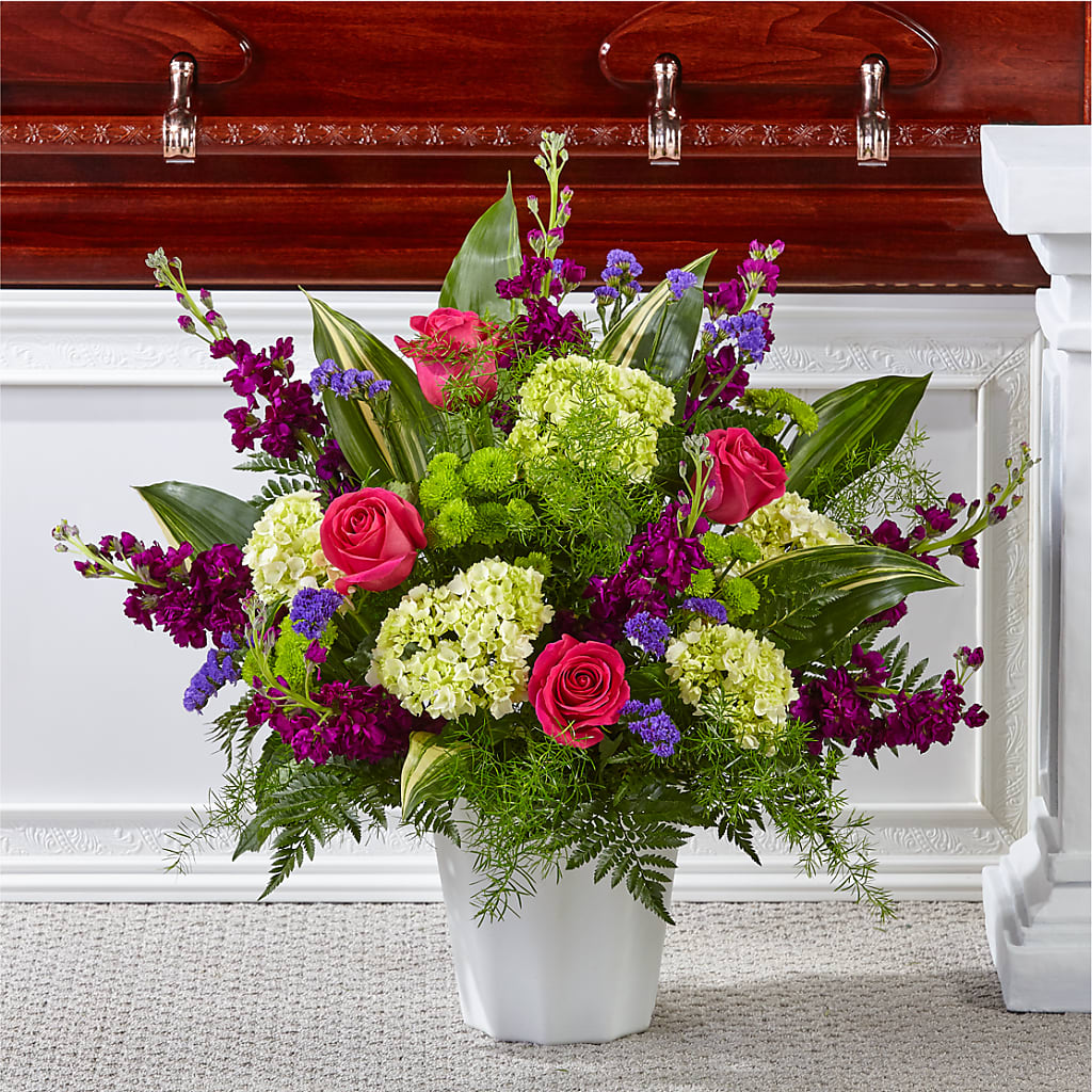 Beautiful Horizons Floor Basket – Showcase Flowers, San Francisco CA