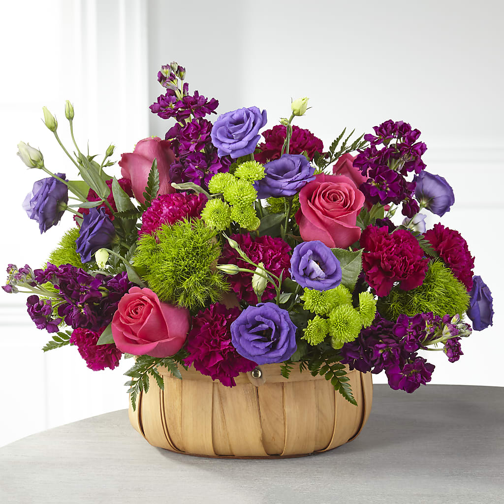 Serene Sanctuary Basket – Showcase Flowers, San Francisco CA