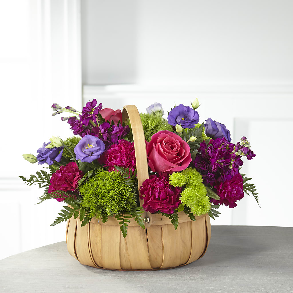 Serene Sanctuary Basket – Showcase Flowers, San Francisco CA