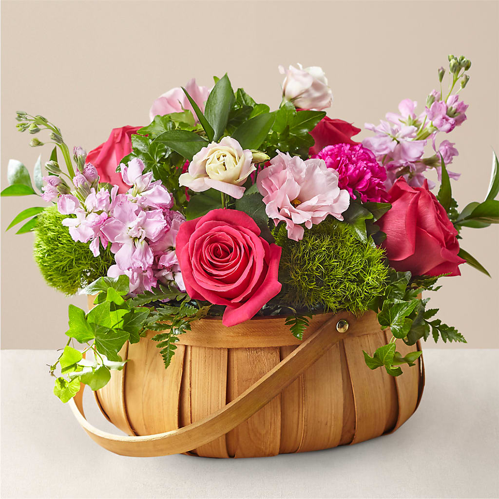 Radiance in Bloom Basket – Showcase Flowers, San Francisco CA