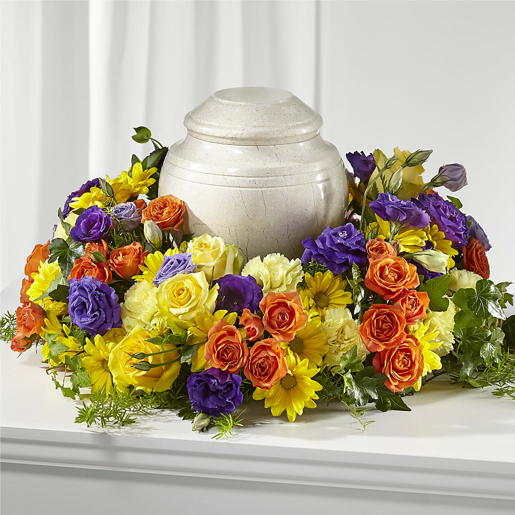 Blossoms of Remembrance Cremation Adornment – Showcase Flowers, San Francisco CA