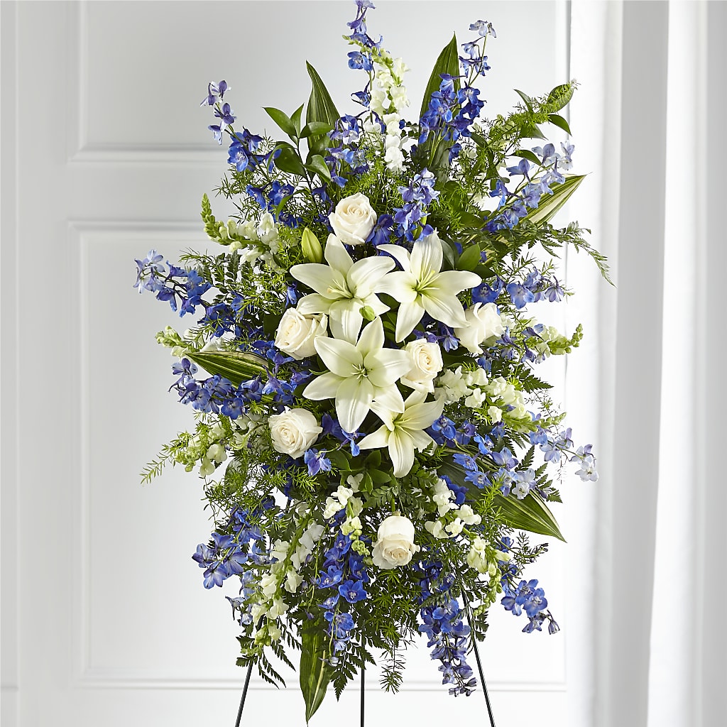 Faithful Friend Standing Spray – Showcase Flowers, San Francisco CA