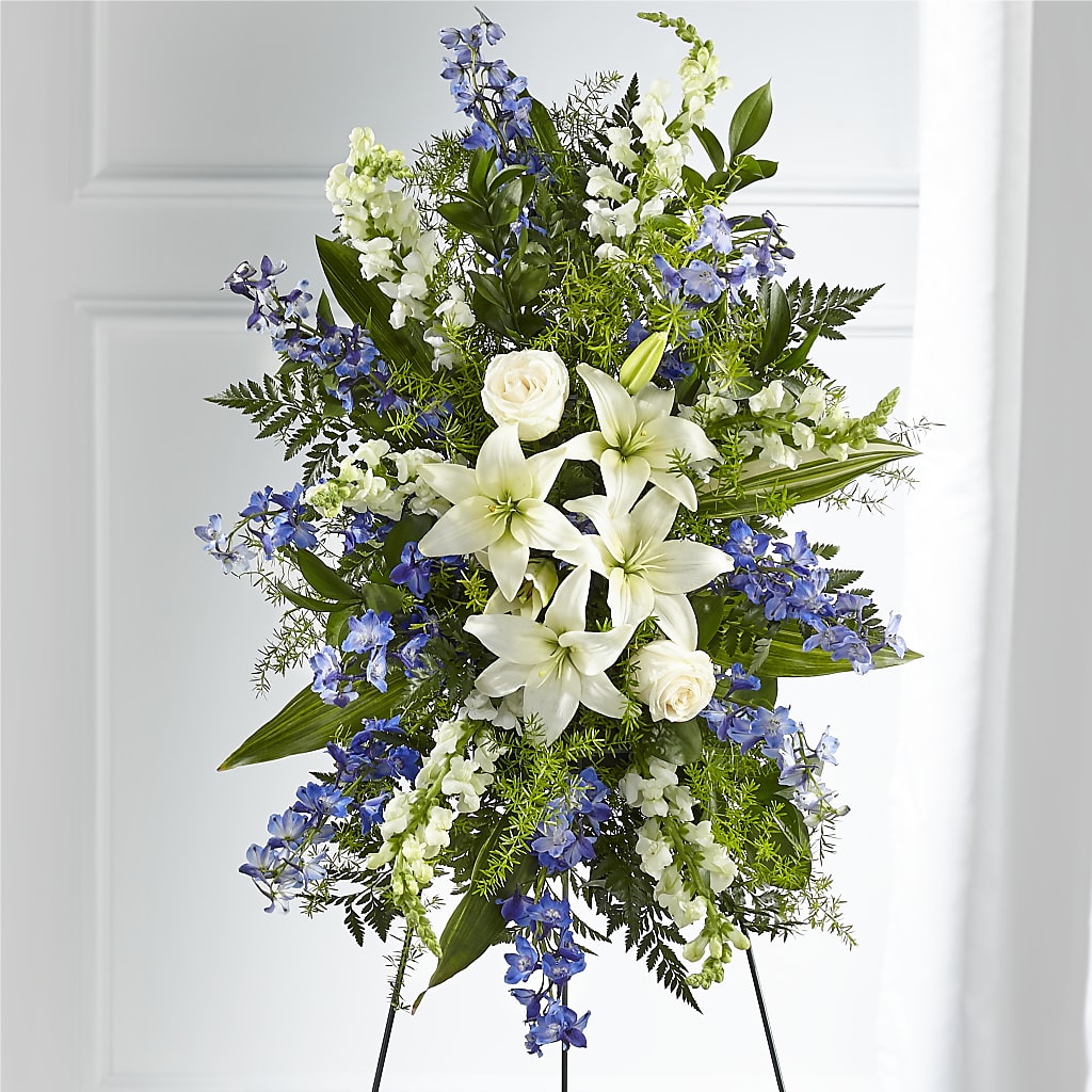Faithful Friend Standing Spray – Showcase Flowers, San Francisco CA