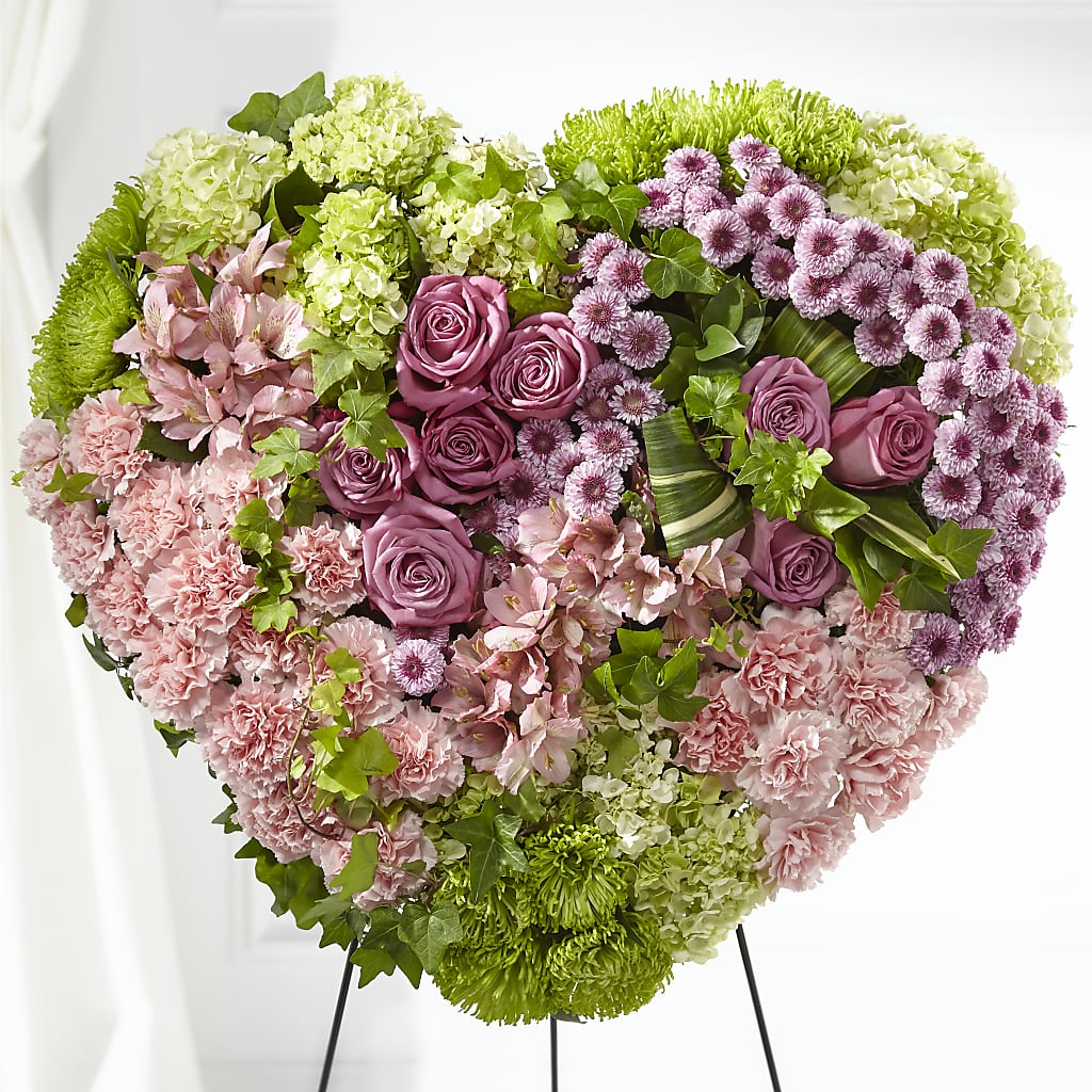 Heartwarming Standing Heart – Showcase Flowers, San Francisco CA