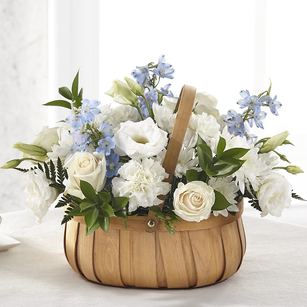 Sincerely Heartfelt Basket – Showcase Flowers, San Francisco CA