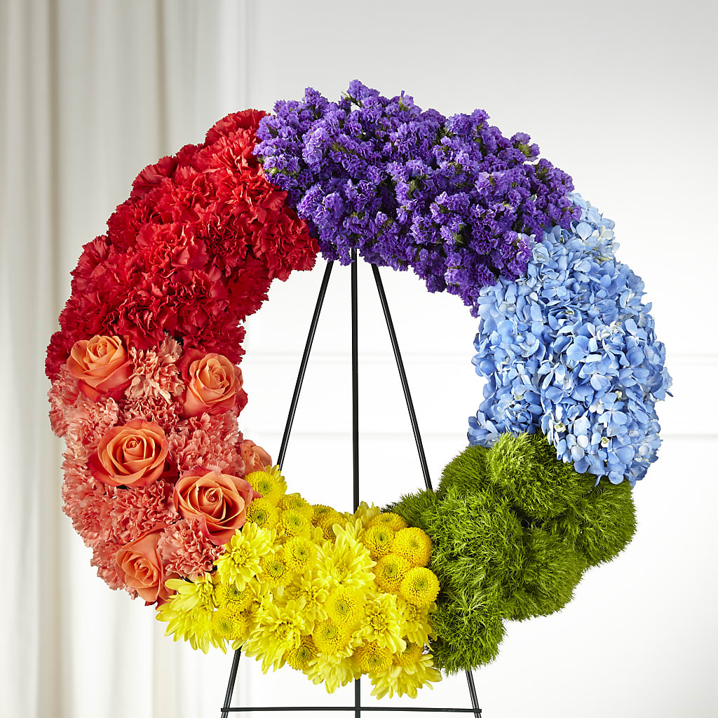 Circle of Love Wreath – Showcase Flowers, San Francisco CA