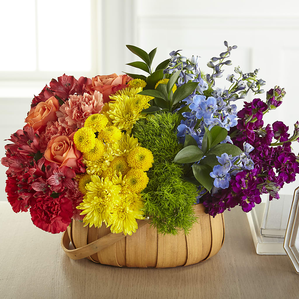 Prideful Basket – Showcase Flowers, San Francisco CA