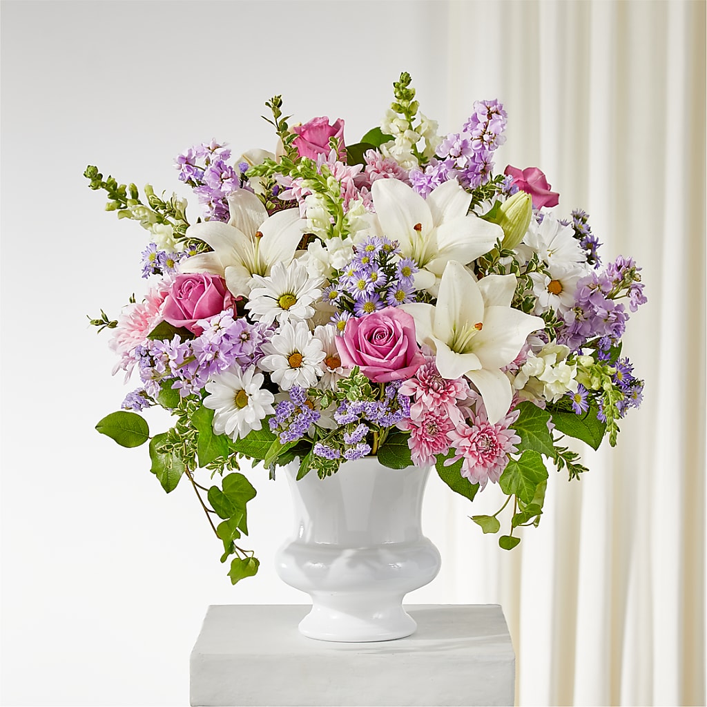 Remarkable Life Urn Arrangement – Showcase Flowers, San Francisco CA