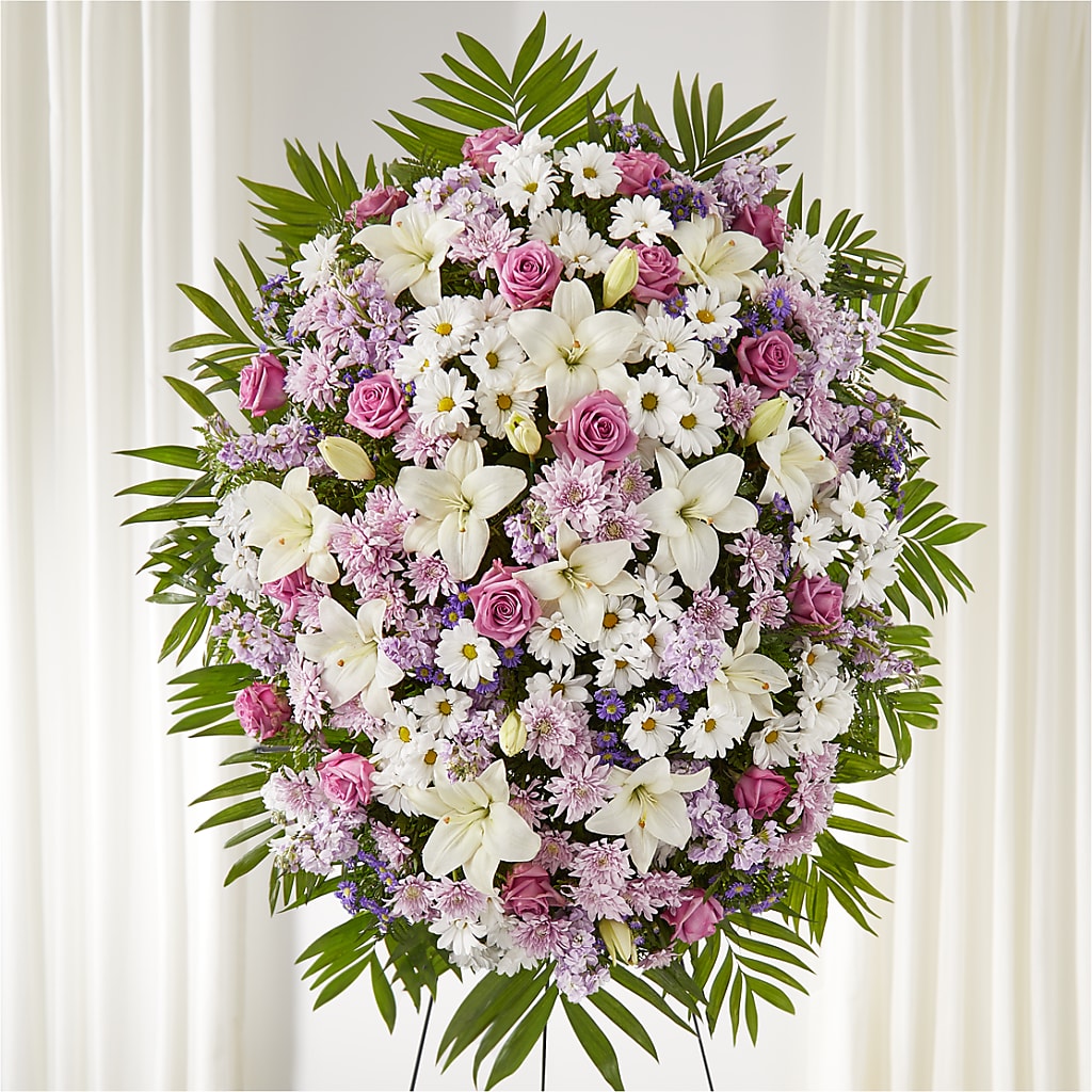 Surrounded by Love Standing Spray – Showcase Flowers, San Francisco CA