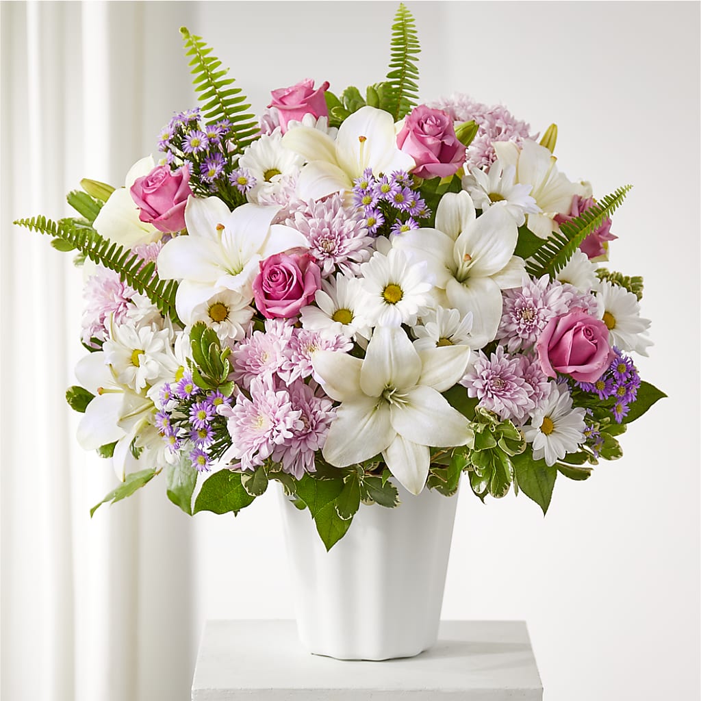Warmest Thoughts Tabletop Basket – Showcase Flowers, San Francisco CA