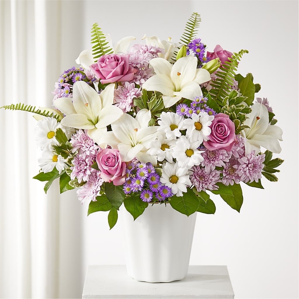 Warmest Thoughts Tabletop Basket – Showcase Flowers, San Francisco CA