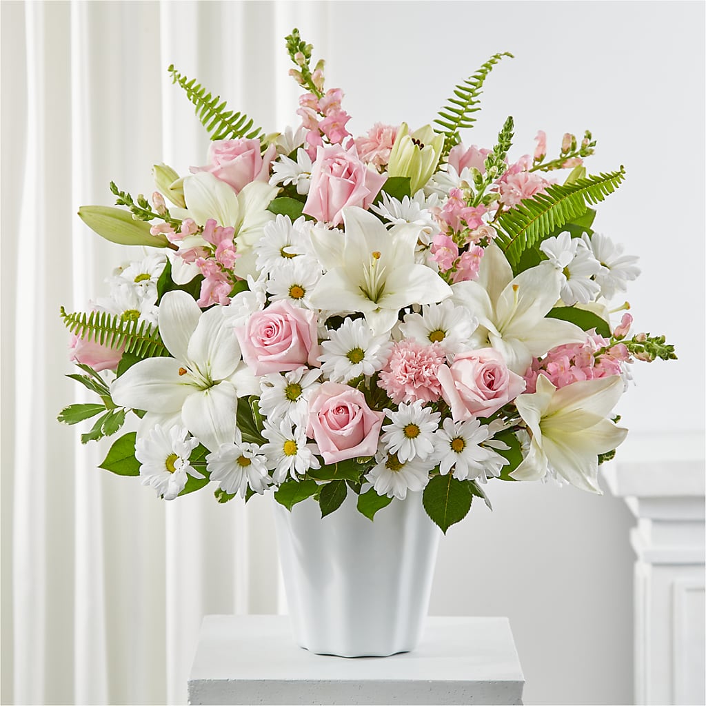 Soft Touch Tabletop Basket – Showcase Flowers, San Francisco CA