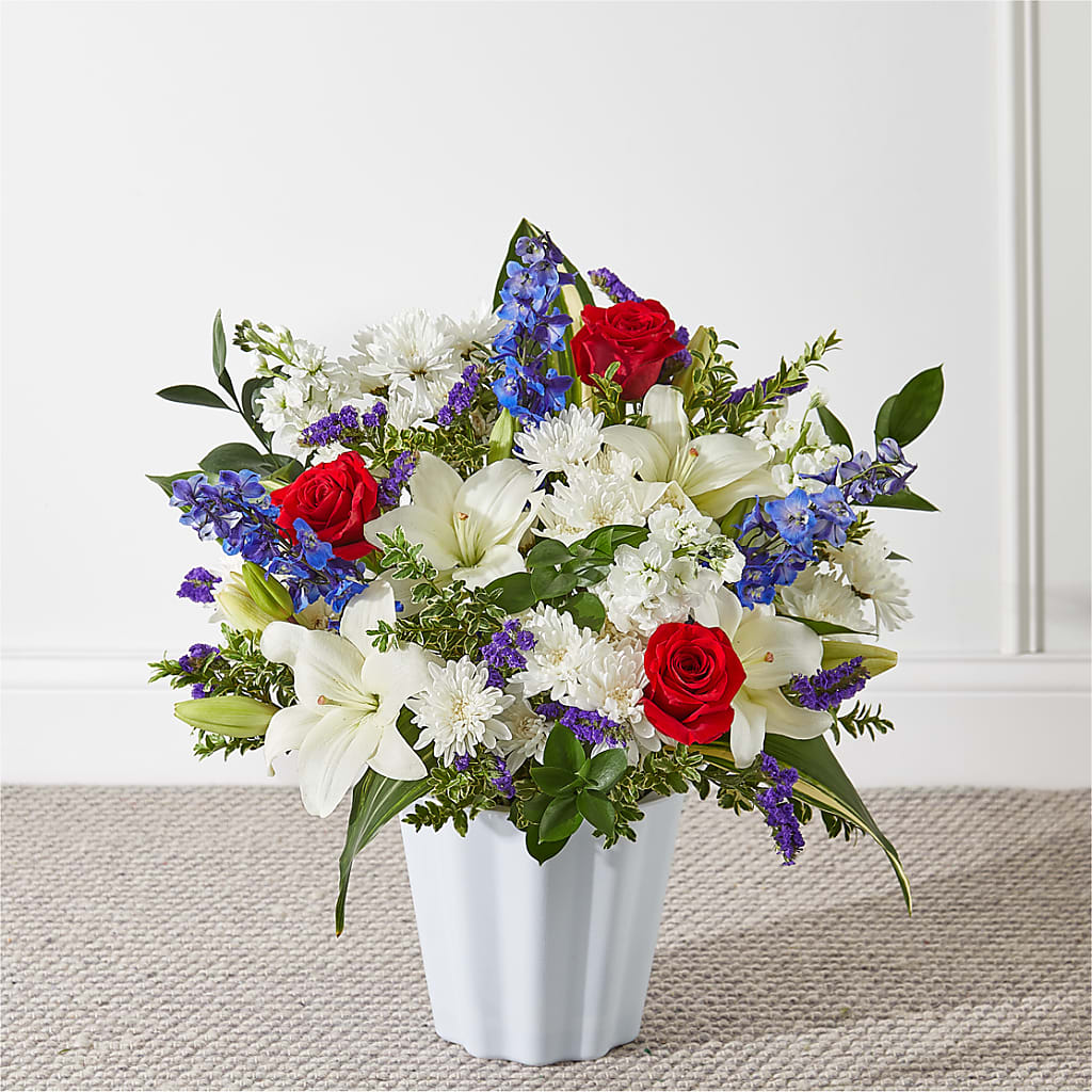 Consoled Floor Basket – Showcase Flowers, San Francisco CA