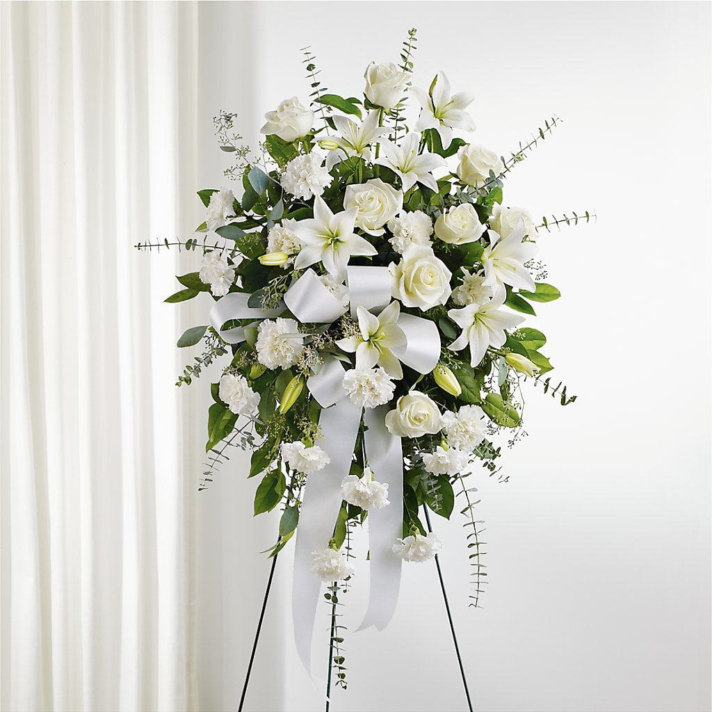 With Care Standing Spray – Showcase Flowers, San Francisco CA
