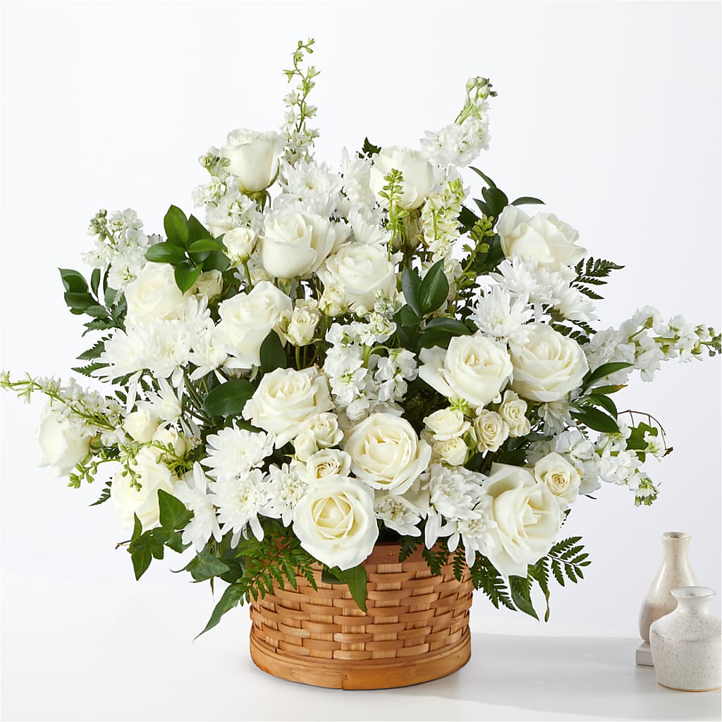 Heartfelt Condolences Arrangement – Showcase Flowers, San Francisco CA