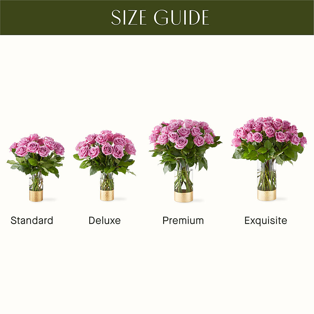 Secret Admirer Lavender Rose Bouquet – Showcase Flowers, San Francisco CA