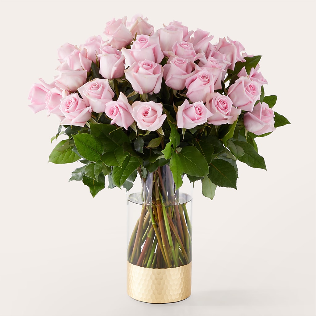 Picture Perfect Pink Rose Bouquet – Showcase Flowers, San Francisco CA