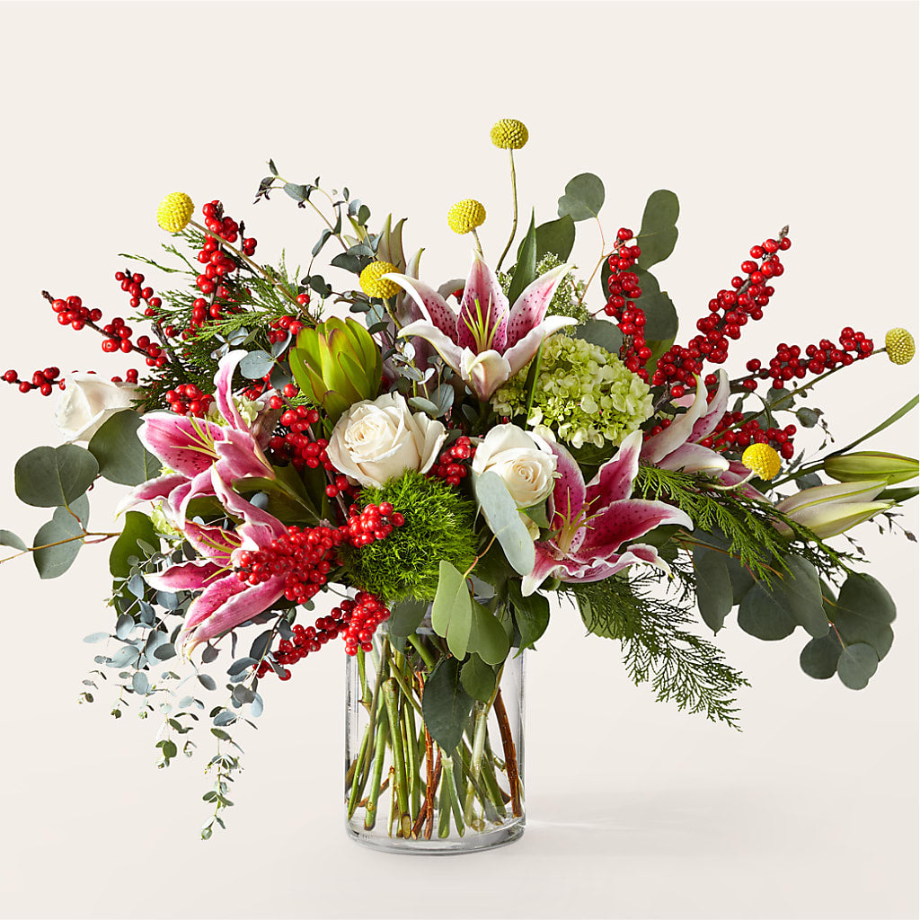Berry & Bright Bouquet – Showcase Flowers, San Francisco CA