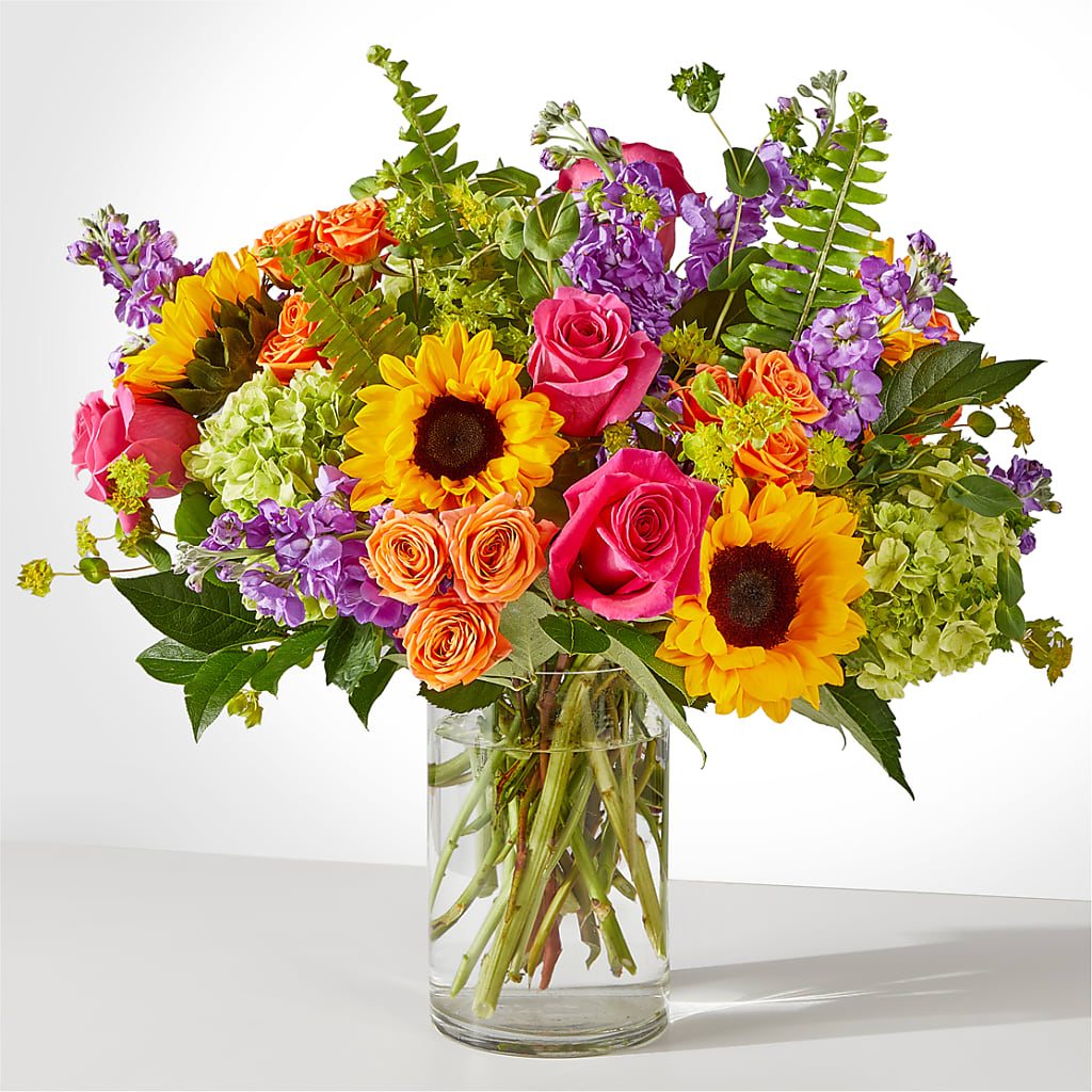 Vibrant Greetings Bouquet – Showcase Flowers, San Francisco CA