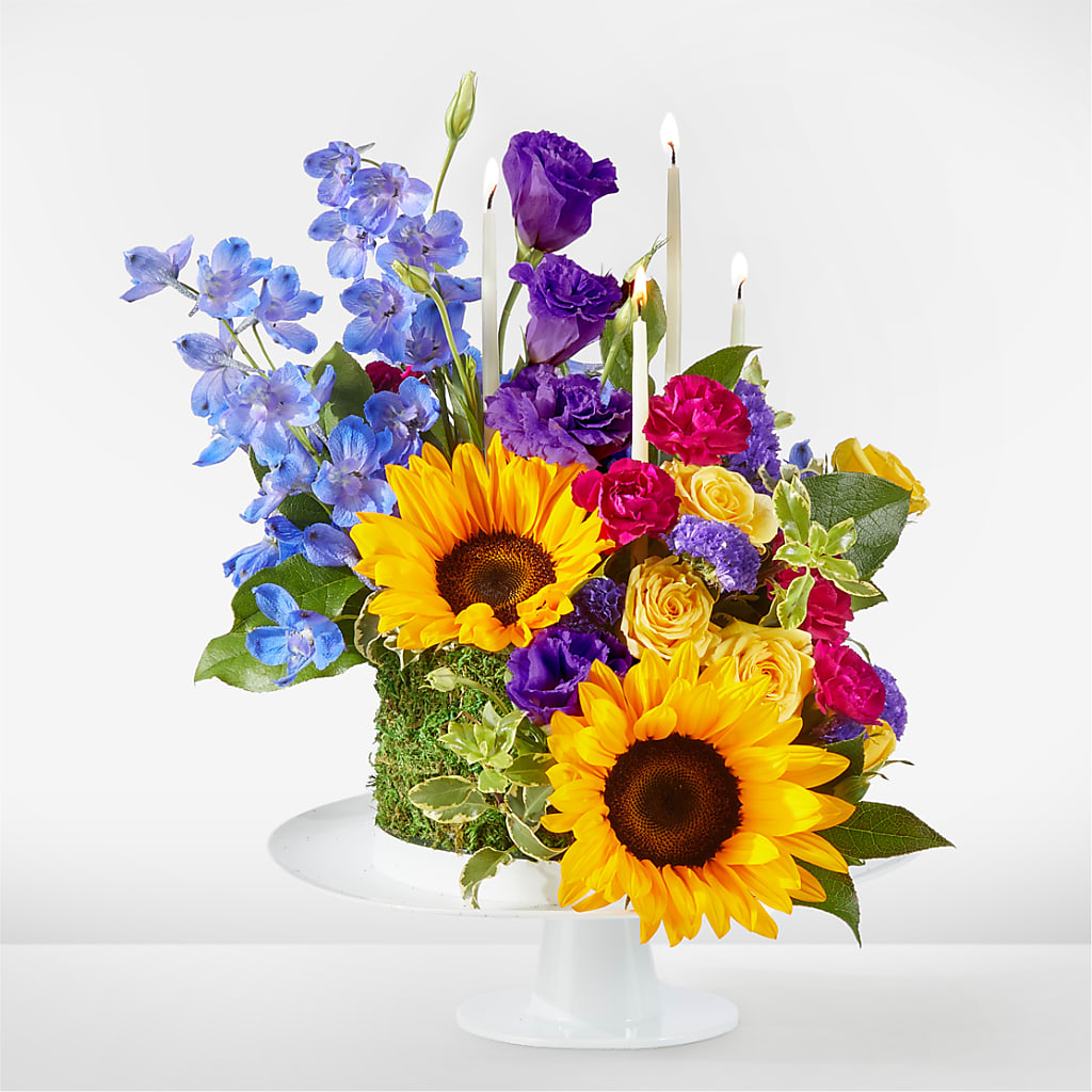 Star of the Day Floral Cake – Showcase Flowers, San Francisco CA